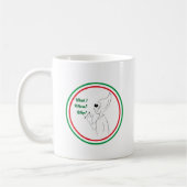 ジェスイタリアンチャー – 何、どこで、理由 コーヒーマグカップ (左)