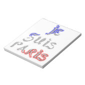 ジェススパリI love Paris ノートパッド (回転)