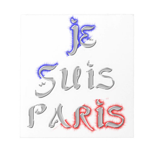 ジェススパリI love Paris ノートパッド (正面)
