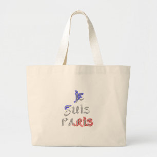 ジェススパリI love Paris ラージトートバッグ