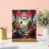 ジェスス・イ・ロス・ディシプロス:マテオ19:26 アクリルサイン (ウェディング)