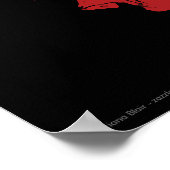 ジェスタースカルホラーゴシックマルディグラピエロ ポスター (角)