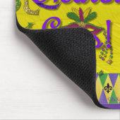 ジェスターマスクマルディグラスハーレキン マウスパッド (コーナー)