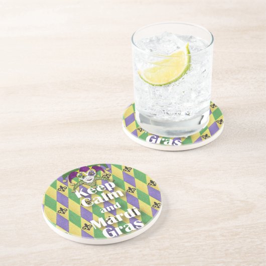 ジェスター保マスクCalm and Mardi Gras コースター (側面)