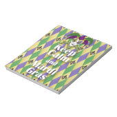 ジェスター保マスクCalm and Mardi Gras ノートパッド (回転)