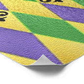 ジェスター保マスクCalm and Mardi Gras ポスター (角)