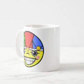 ジェスター顔コーヒーマグ コーヒーマグカップ (正面左)