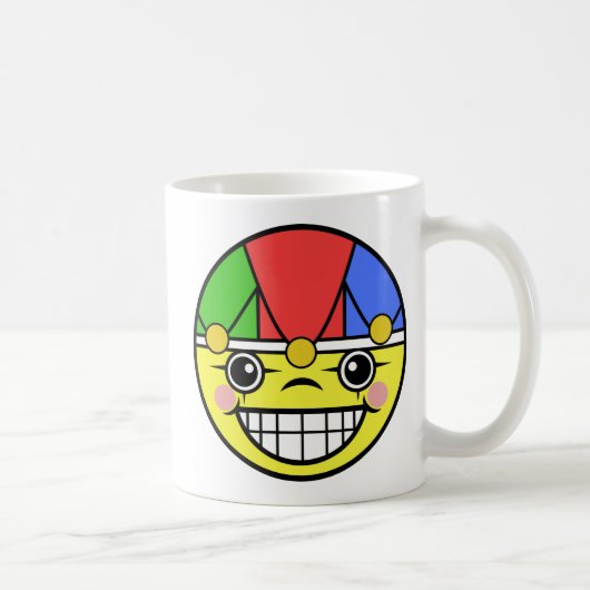 ジェスター顔コーヒーマグ コーヒーマグカップ (右)
