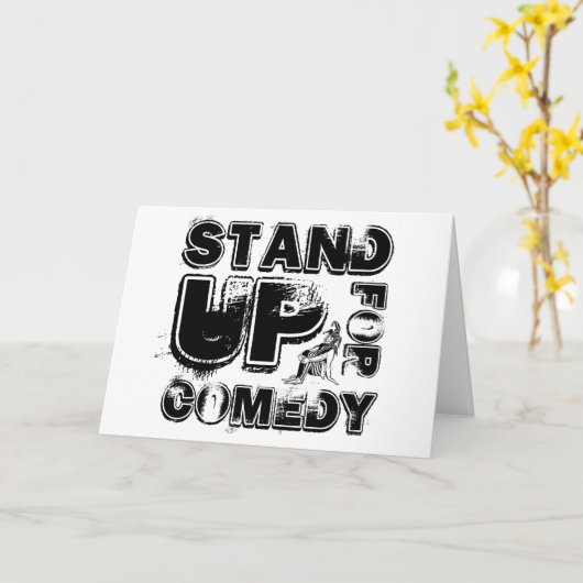 ジェスター、お笑いの為に立ち上がる カード (黄色い花)