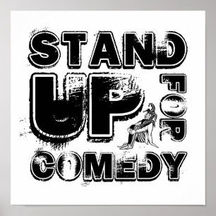 ジェスター、お笑いの為に立ち上がる ポスター