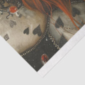 ジェスター・ハーレクイン仮装の女性デコパージュ 薄葉紙 (詳細)