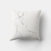 ジェスチャー輪郭 クッション (裏面)