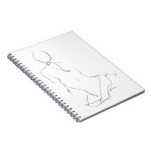 ジェスチャー輪郭 ノートブック (右側)