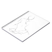 ジェスチャー輪郭 ノートブック (左側)