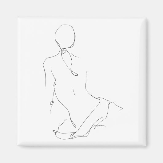 ジェスチャー輪郭 マグネット (正面)