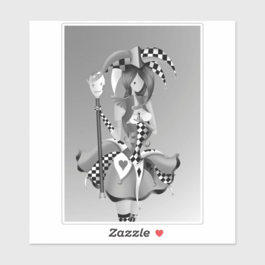 ジェス予測できなターと操り人形キングのステッカー シール (シート)