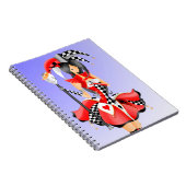 ジェス予測できなターと操り人形キングレッドブルー ノートブック (右側)