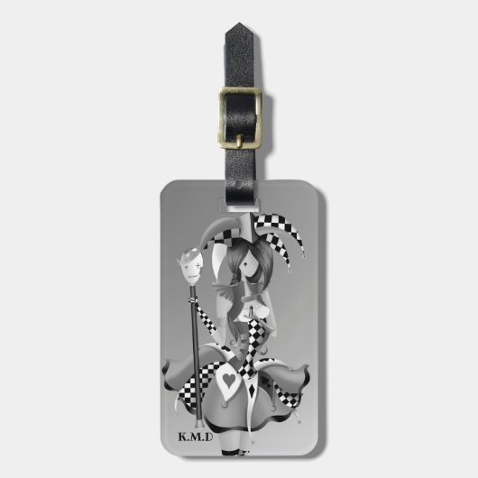 ジェス予測できなター&パペットキング荷物タグ ラゲッジタグ (正面縦)