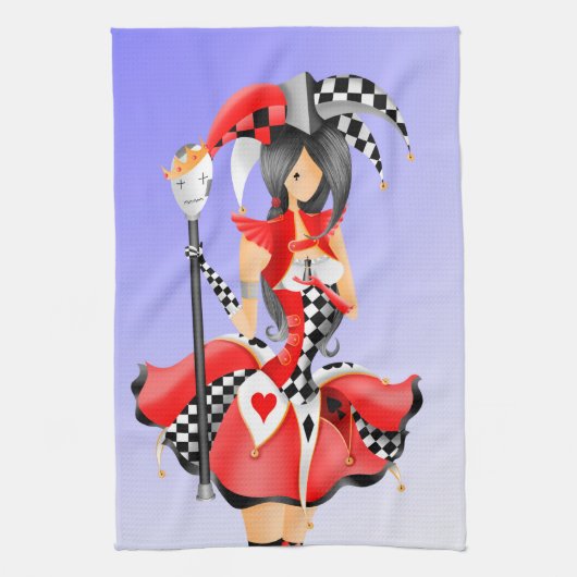 ジェス予測できなター&パペットキング キッチンタオル (縦)