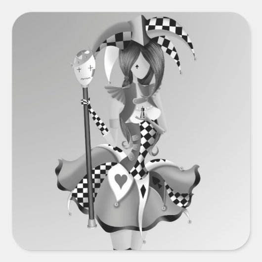 ジェス予測できなテルと操り人形の王 スクエアシール (正面)