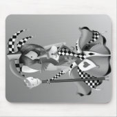 ジェス予測できなテルと操り人形の王 マウスパッド (正面)