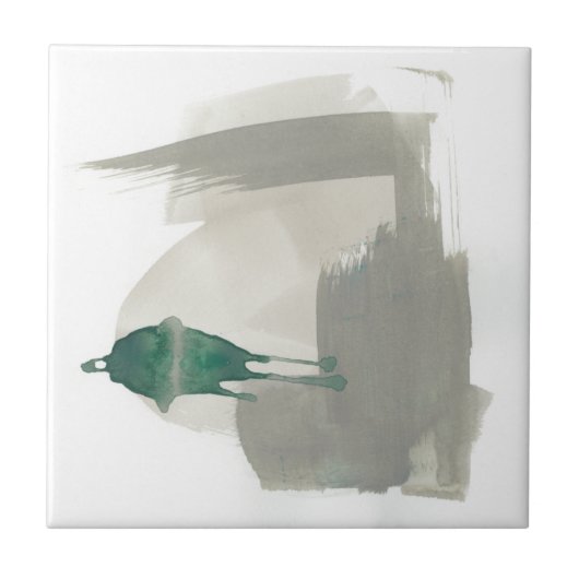 ジェス自然チャー – グレーと緑 タイル (正面)