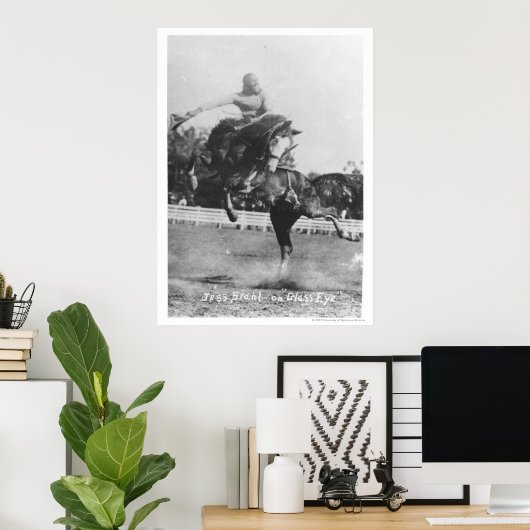 ジェス・シュタールがガラスの目に。 ポスター (ホームオフィス)