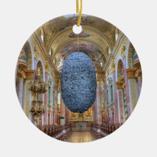 ジェズイテンキルシュウィーンエステライヒ セラミックオーナメント (正面)