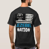 ジェゼベル・ナショナルTシャツ(黒) Tシャツ (裏面)