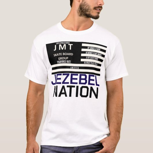 ジェゼベル ネーション ベーシック ダーク Tシャツ (正面)