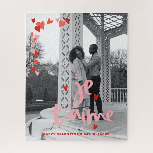 ジェタイメ |バレンタインカップルの写真 ジグソーパズル (縦)