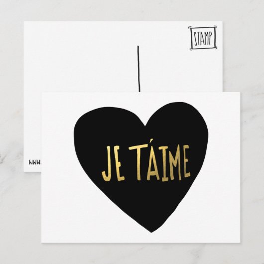 ジェタイメ ポストカード (正面/裏面)