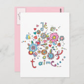 ジェタイメ ポストカード (正面/裏面)