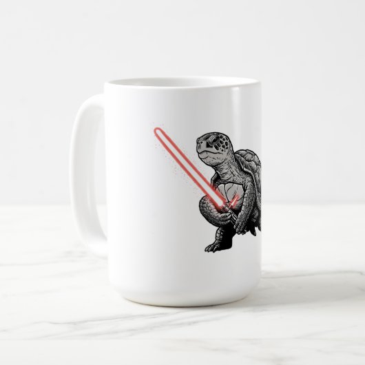 ジェダイのカメTシャツ コーヒーマグカップ (正面左)