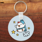 ジェッおもしろいクパックチキンデザイン キーホルダー (正面)