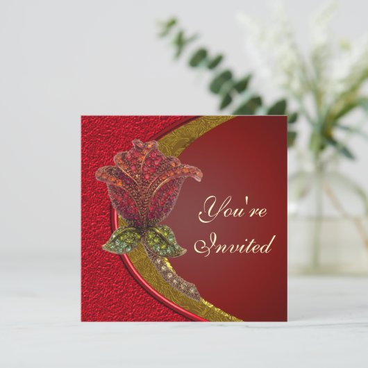 ジェッエレガントドバラパーティの招待状 招待状 (スタンド正面)