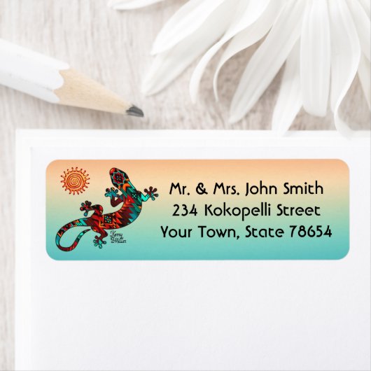 ジェッコトカゲとサンラベル ラベル (インサイチュ)