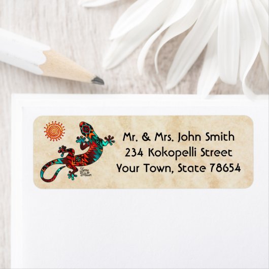 ジェッコトカゲとサンラベル ラベル (インサイチュ)