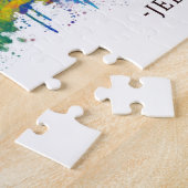 ジェッダサウジアラビアのスカイライン ジグソーパズル (側面)