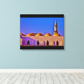 ジェッダモスク キャンバスプリント (インサイチュ (ウッドフロア))