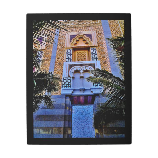 ジェッダモスク メタルプリント (正面)