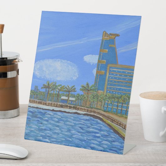 ジェッダ台座標識 台座サイン (インサイチュ)