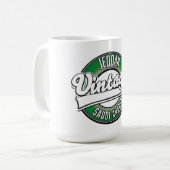 ジェッダ・サウジアラビアのロゴ コーヒーマグカップ (正面左)