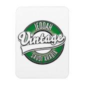ジェッダ・サウジアラビアのロゴ マグネット (縦)