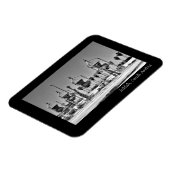 ジェッダ，サウジアラビア マグネット (左側)