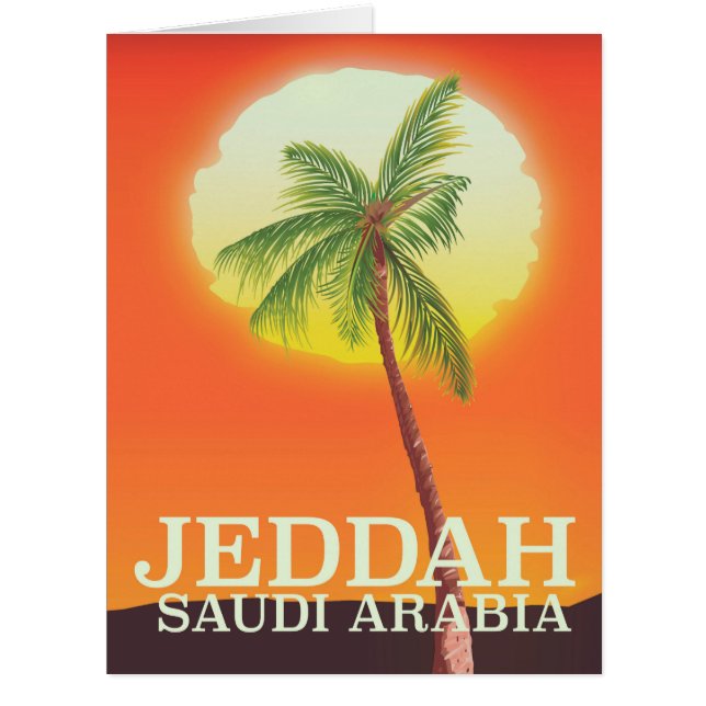 ジェッダSaudi Arabiaバケーションポスター (正面)