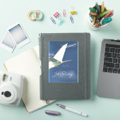 ジェットで旅に出よう ポスター シール (iPadカバー)