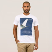ジェットで旅に出よう ポスター Tシャツ (正面フル)
