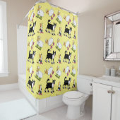 ジェットと友人 シャワーカーテン (インサイチュ)