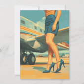 ジェットエレガントパイロット 招待状 (正面)